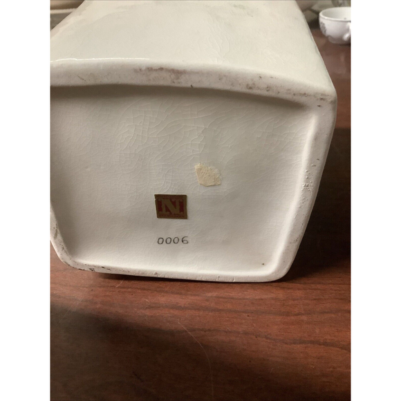 Vintage NAPCOWARE Little Boy Planter 9000 IMPORT JAPAN Umbrella Satchel Spring * - Picture 8 of 8